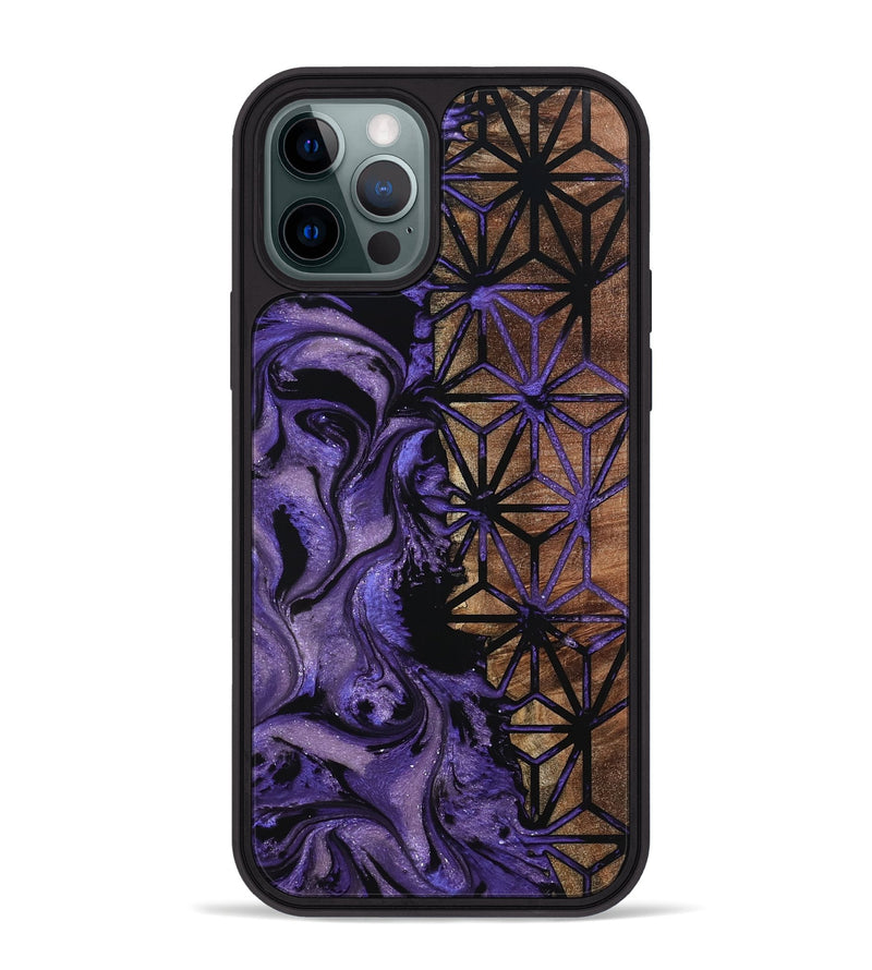 iPhone 12 Pro Max Wood Phone Case - Matie (Pattern, 798927)