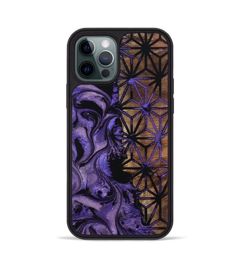 iPhone 12 Pro Wood Phone Case - Matie (Pattern, 798927)