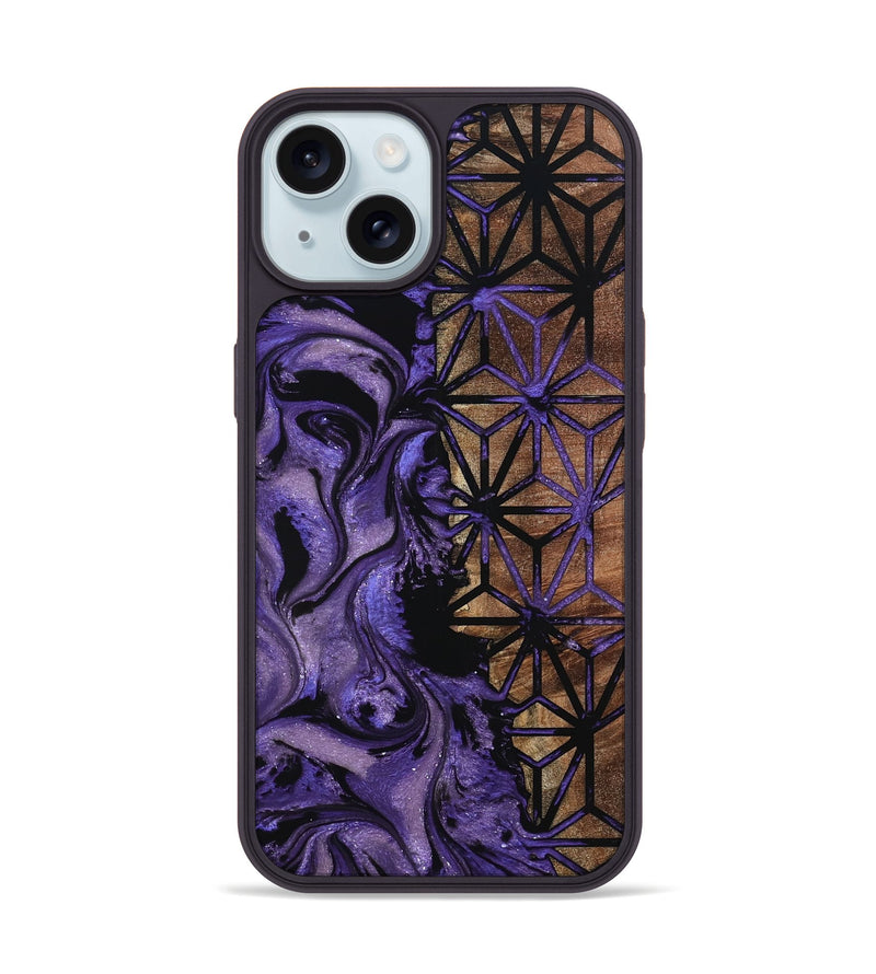 iPhone 15 Wood Phone Case - Matie (Pattern, 798927)