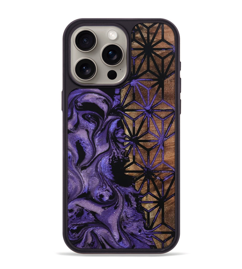 iPhone 15 Pro Max Wood Phone Case - Matie (Pattern, 798927)