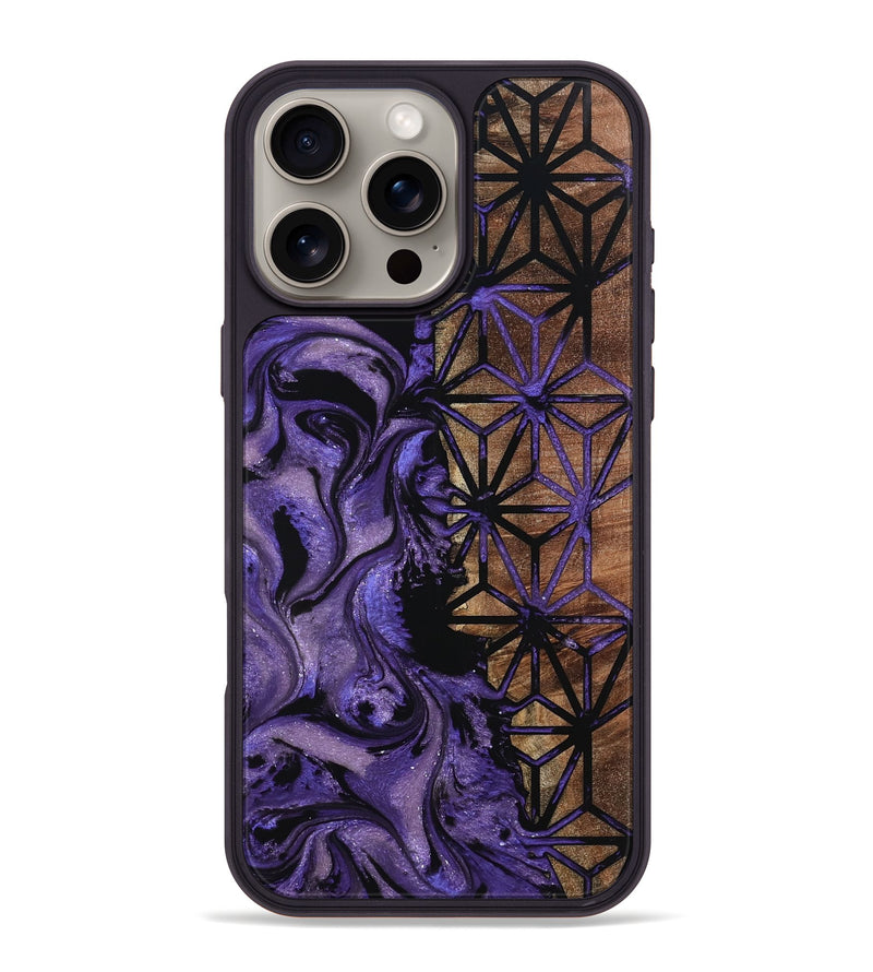 iPhone 16 Pro Max Wood Phone Case - Matie (Pattern, 798927)