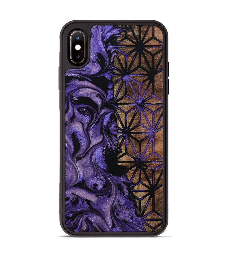 iPhone Xs Max Wood Phone Case - Matie (Pattern, 798927)