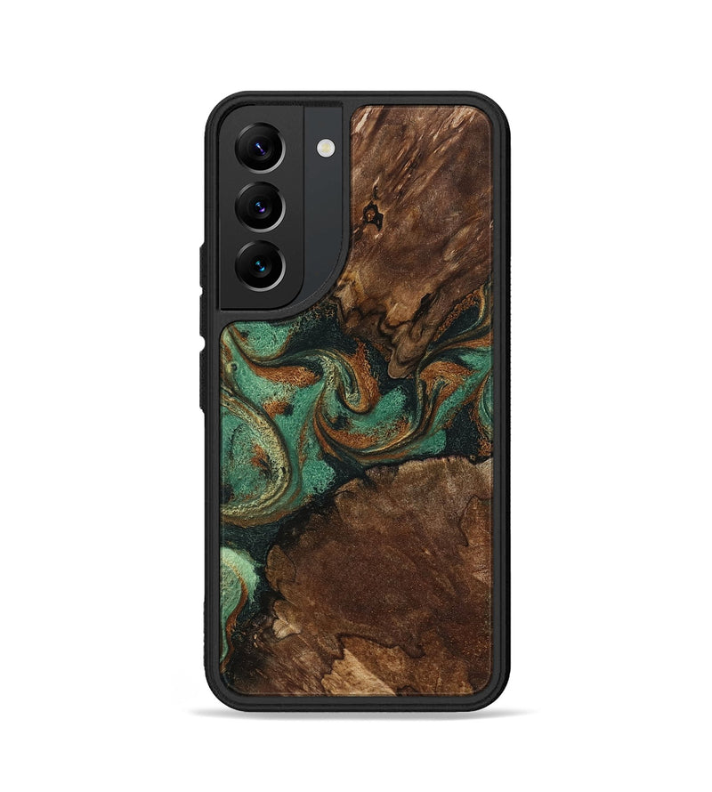 Galaxy S22 Wood Phone Case - Madyson (Green, 798932)