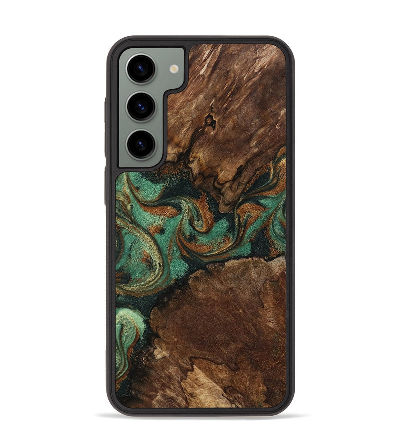 Galaxy S23 Plus Wood Phone Case - Madyson (Green, 798932)