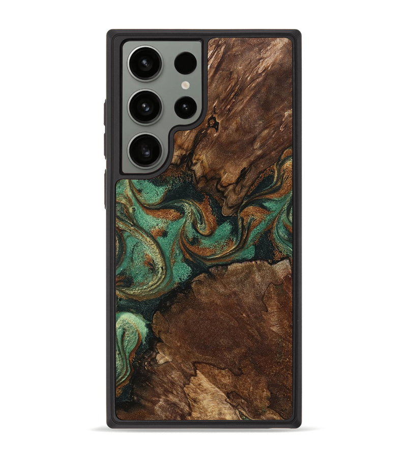 Galaxy S23 Ultra Wood Phone Case - Madyson (Green, 798932)