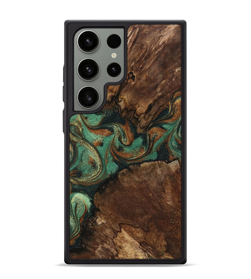 Galaxy S24 Ultra Wood Phone Case - Madyson (Green, 798932)