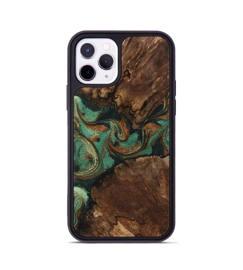 iPhone 11 Pro Wood Phone Case - Madyson (Green, 798932)