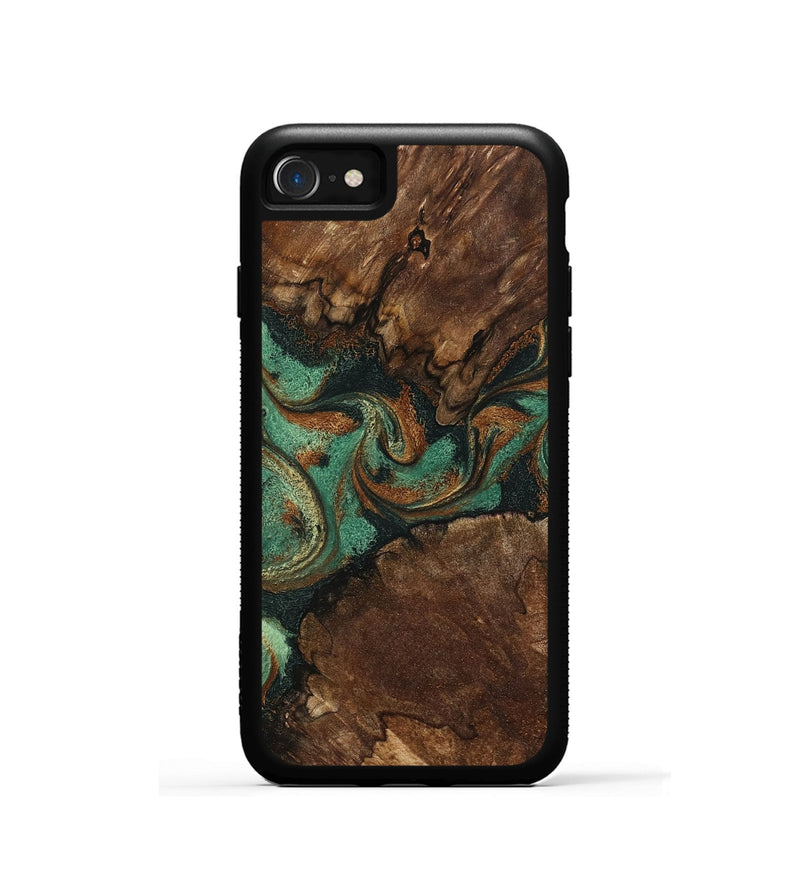 iPhone SE Wood Phone Case - Madyson (Green, 798932)