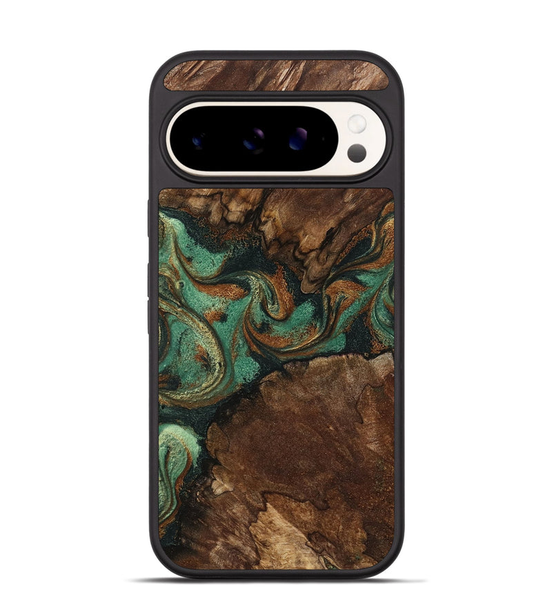 Pixel 9 Wood Phone Case - Madyson (Green, 798932)