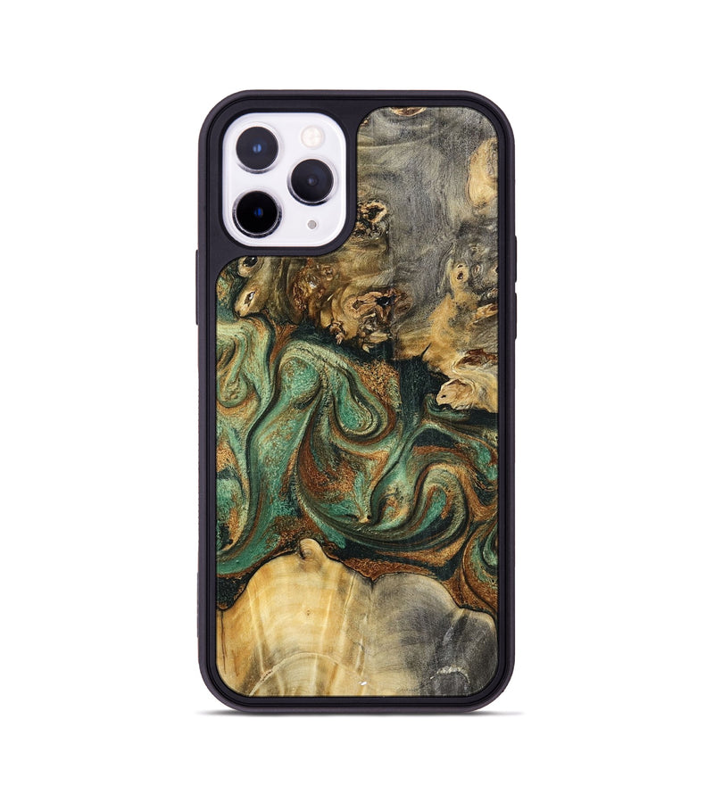 iPhone 11 Pro Wood Phone Case - Zora (Green, 798934)