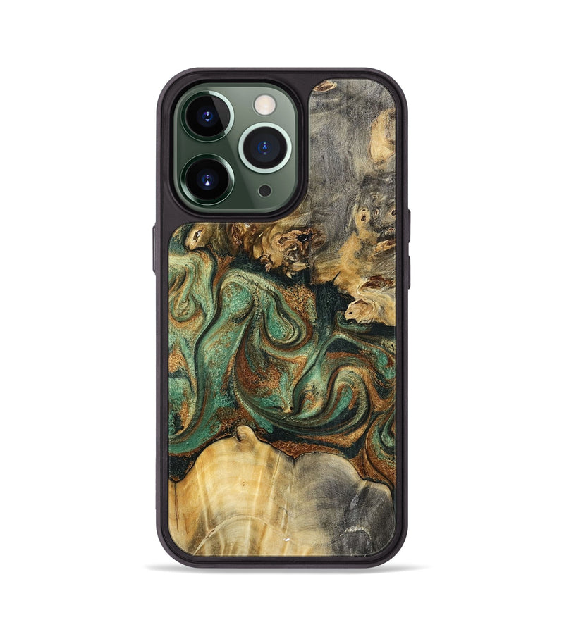 iPhone 13 Pro Wood Phone Case - Zora (Green, 798934)