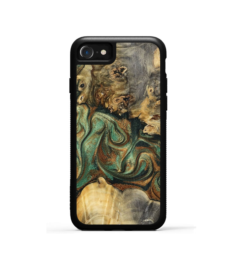 iPhone SE Wood Phone Case - Zora (Green, 798934)