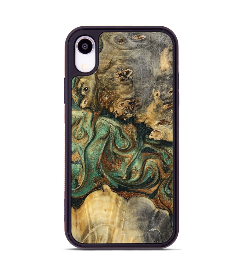 iPhone Xr Wood Phone Case - Zora (Green, 798934)