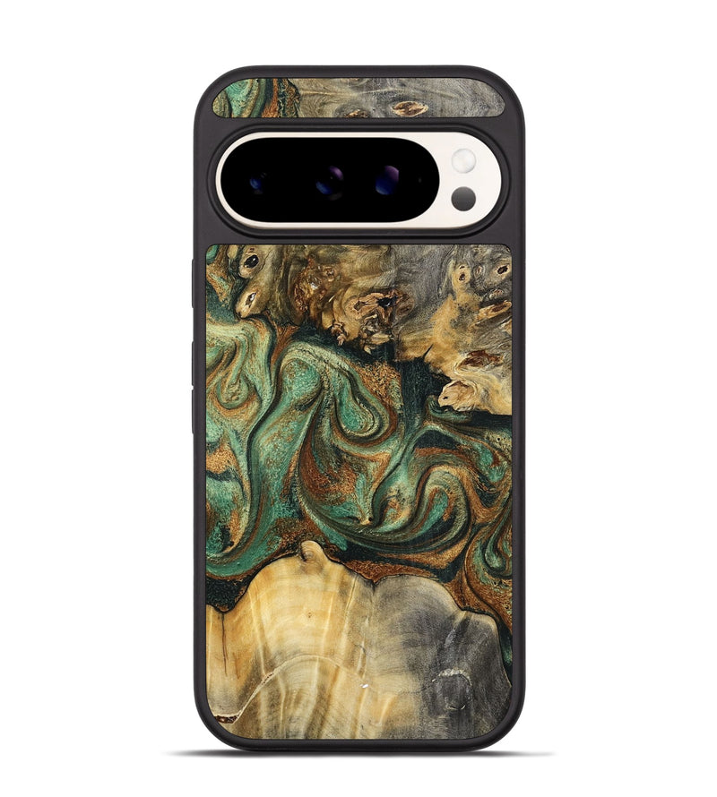 Pixel 9 Pro Wood Phone Case - Zora (Green, 798934)
