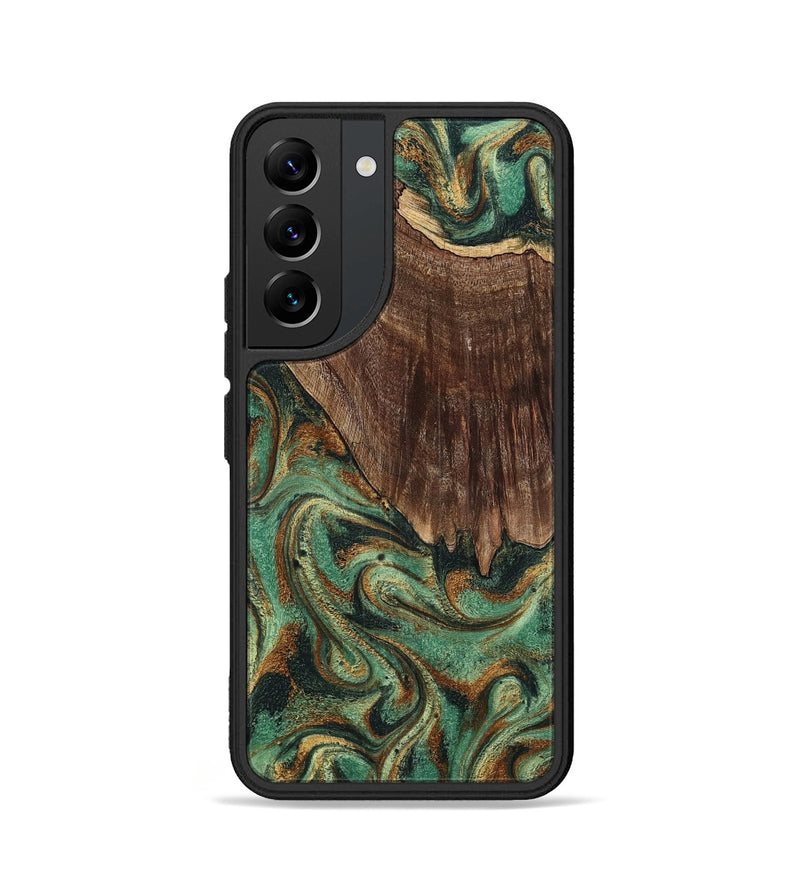 Galaxy S22 Wood Phone Case - Claude (Green, 798936)