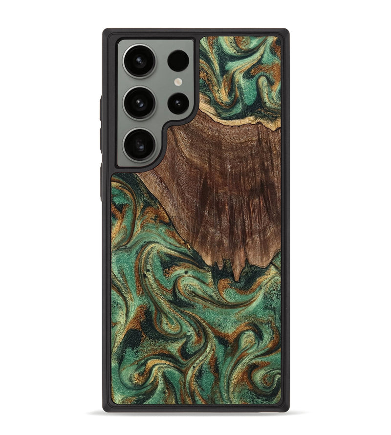 Galaxy S23 Ultra Wood Phone Case - Claude (Green, 798936)