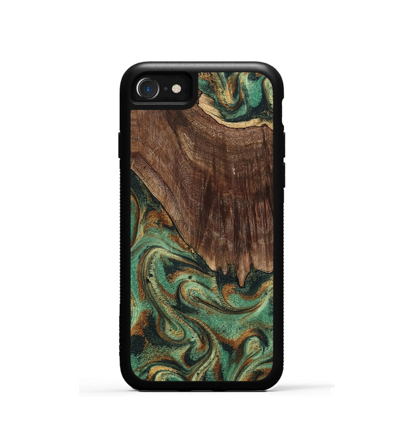 iPhone SE Wood Phone Case - Claude (Green, 798936)