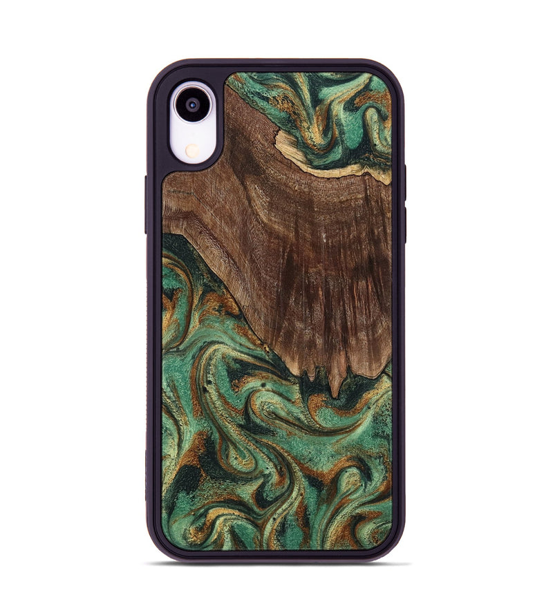 iPhone Xr Wood Phone Case - Claude (Green, 798936)
