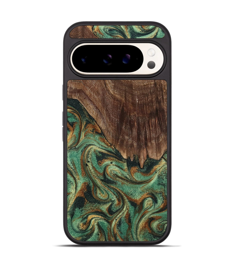 Pixel 9 Pro Wood Phone Case - Claude (Green, 798936)