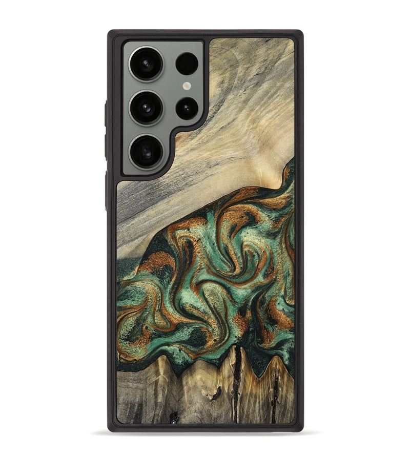 Galaxy S23 Ultra Wood Phone Case - Emerson (Green, 798937)