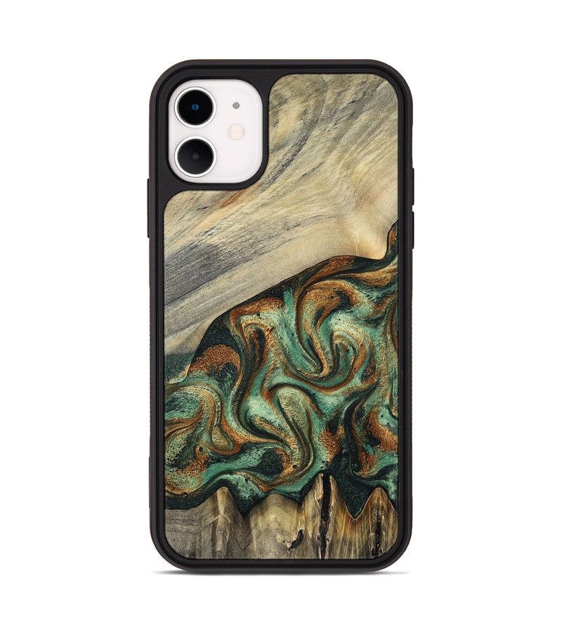 iPhone 11 Wood Phone Case - Emerson (Green, 798937)