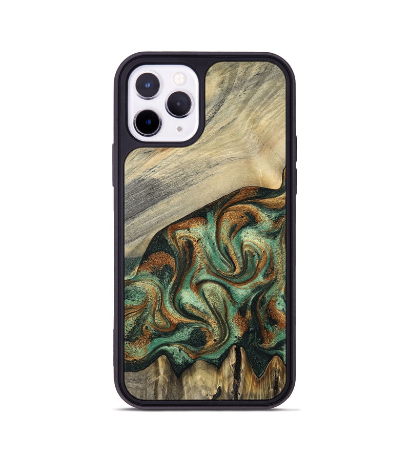 iPhone 11 Pro Wood Phone Case - Emerson (Green, 798937)