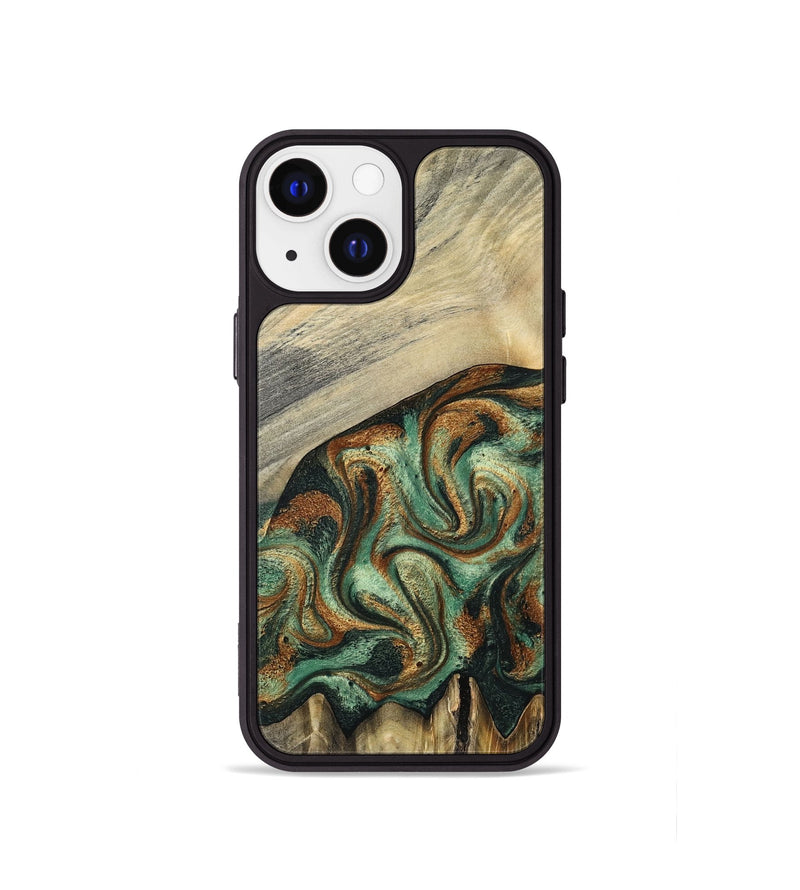 iPhone 13 mini Wood Phone Case - Emerson (Green, 798937)