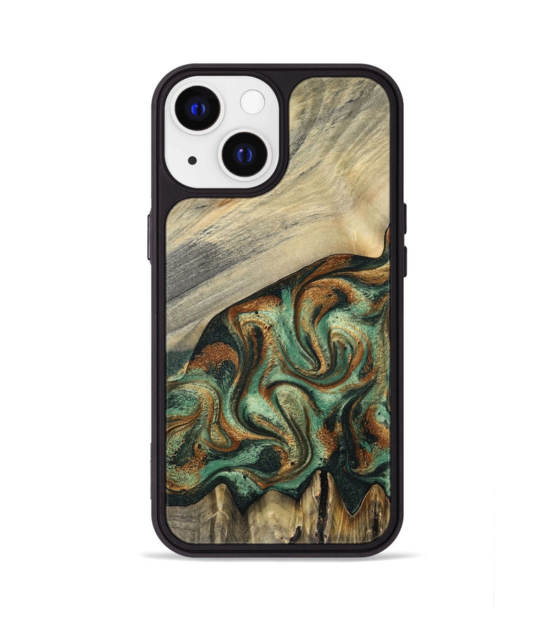 iPhone 13 Wood Phone Case - Emerson (Green, 798937)