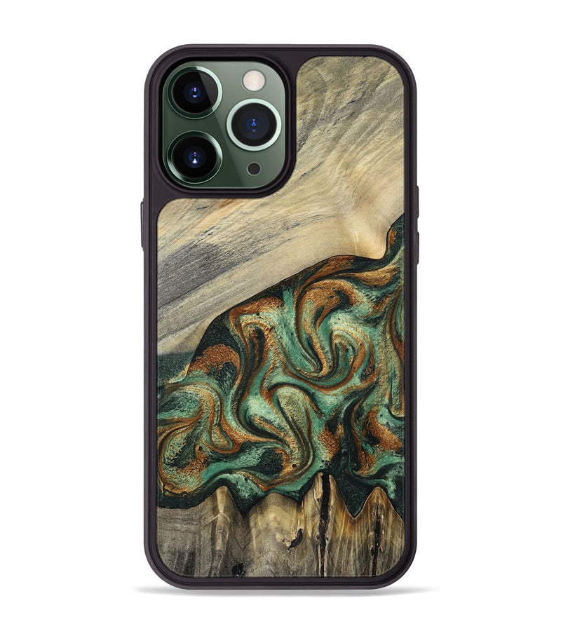 iPhone 13 Pro Max Wood Phone Case - Emerson (Green, 798937)
