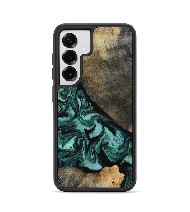 Galaxy S25 Wood Phone Case - Kaela (Green, 798938)
