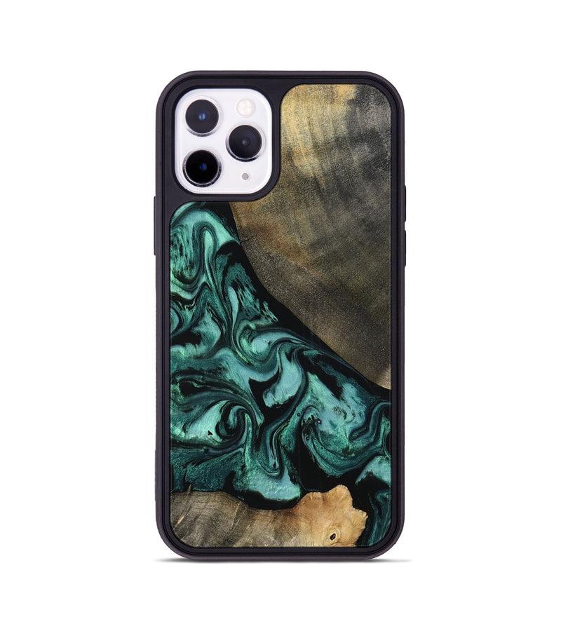 iPhone 11 Pro Wood Phone Case - Kaela (Green, 798938)