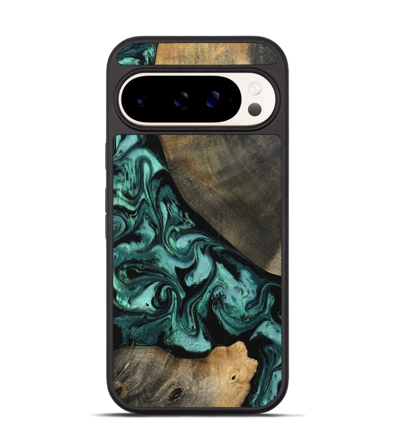 Pixel 9 Wood Phone Case - Kaela (Green, 798938)