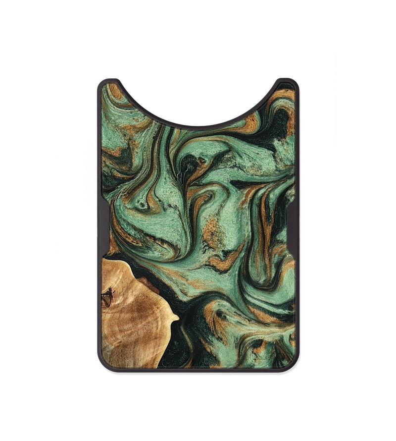 Alloy Wood Wallet - Bettie (Green, 798940)