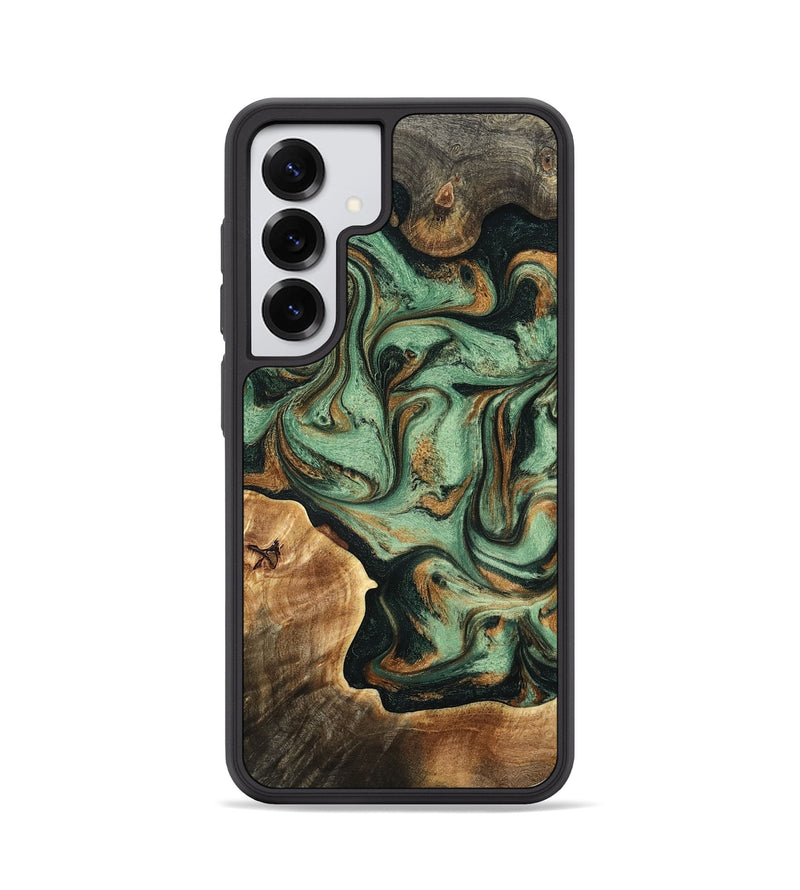 Galaxy S25 Wood Phone Case - Bettie (Green, 798940)