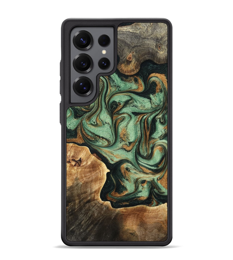 Galaxy S25 Ultra Wood Phone Case - Bettie (Green, 798940)