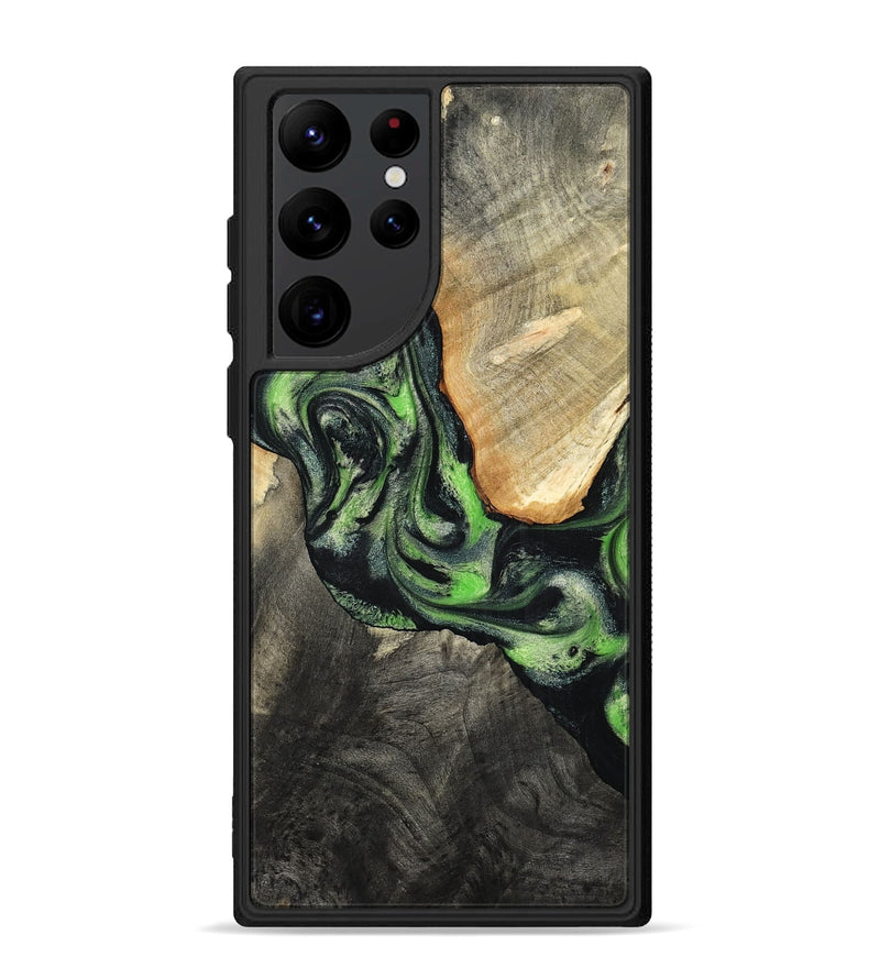 Galaxy S22 Ultra Wood Phone Case - Teo (Green, 798941)