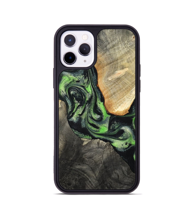 iPhone 11 Pro Wood Phone Case - Teo (Green, 798941)