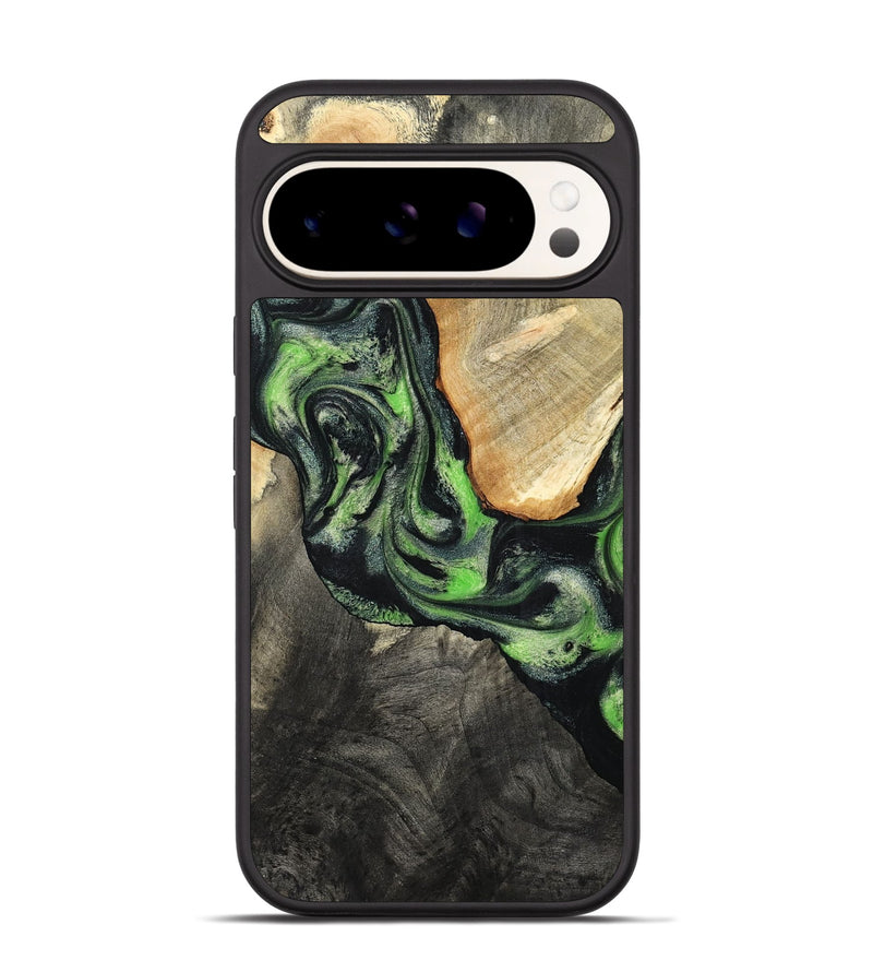 Pixel 9 Pro Wood Phone Case - Teo (Green, 798941)