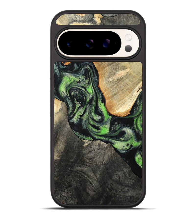 Pixel 9 Pro XL Wood Phone Case - Teo (Green, 798941)