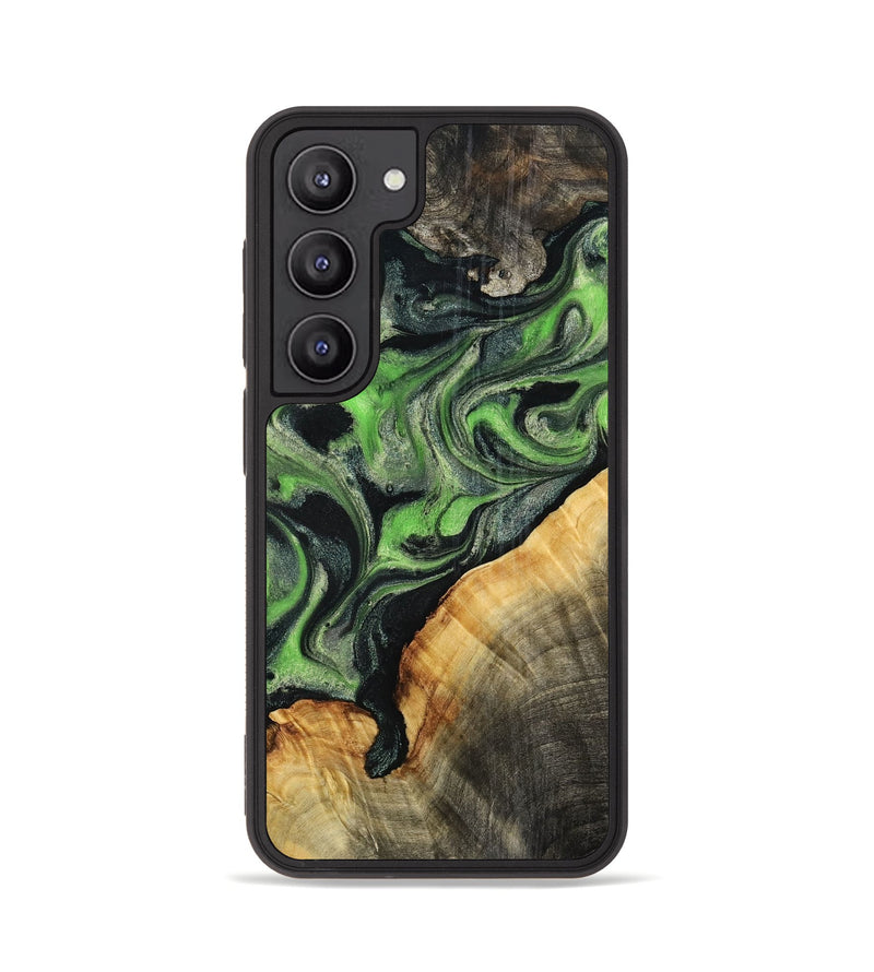 Galaxy S23 Wood Phone Case - Ettie (Green, 798942)