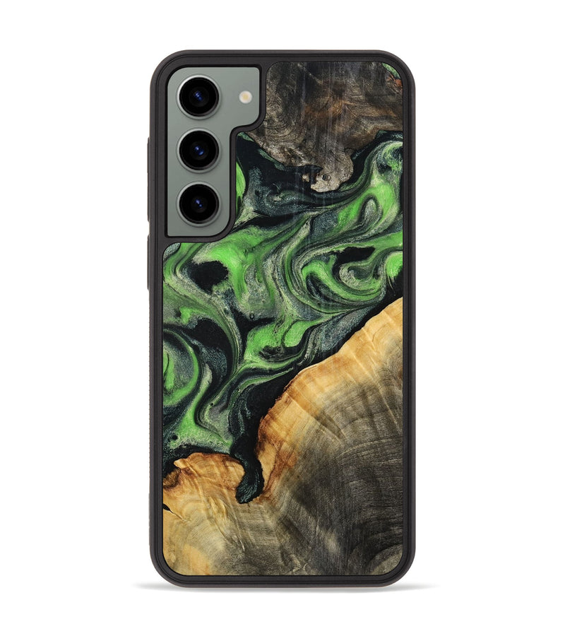Galaxy S23 Plus Wood Phone Case - Ettie (Green, 798942)