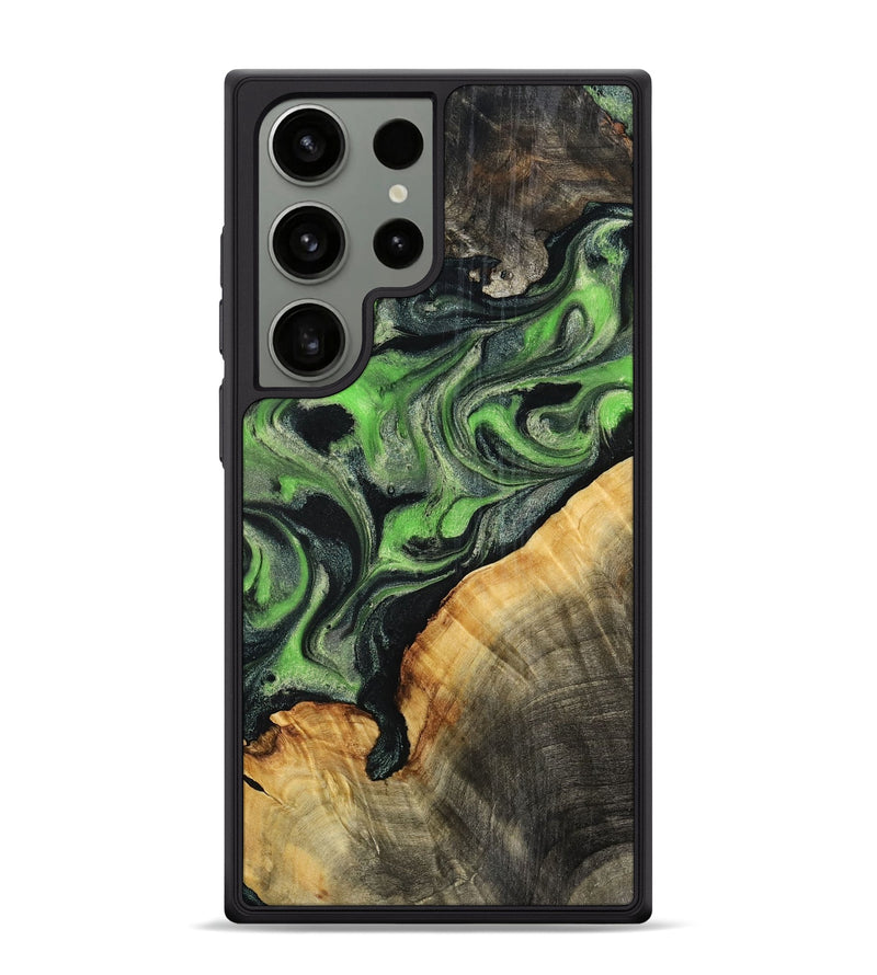 Galaxy S24 Ultra Wood Phone Case - Ettie (Green, 798942)