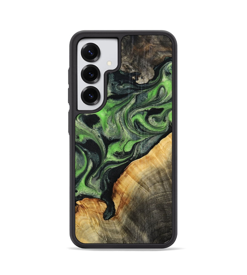 Galaxy S25 Wood Phone Case - Ettie (Green, 798942)