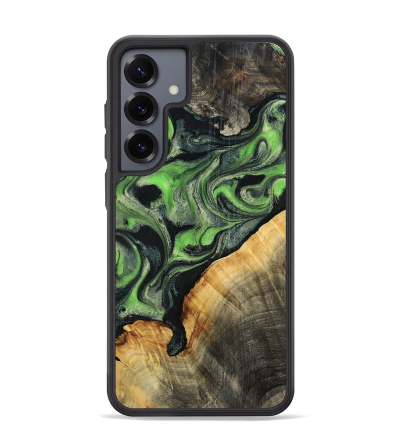 Galaxy S25 Plus Wood Phone Case - Ettie (Green, 798942)