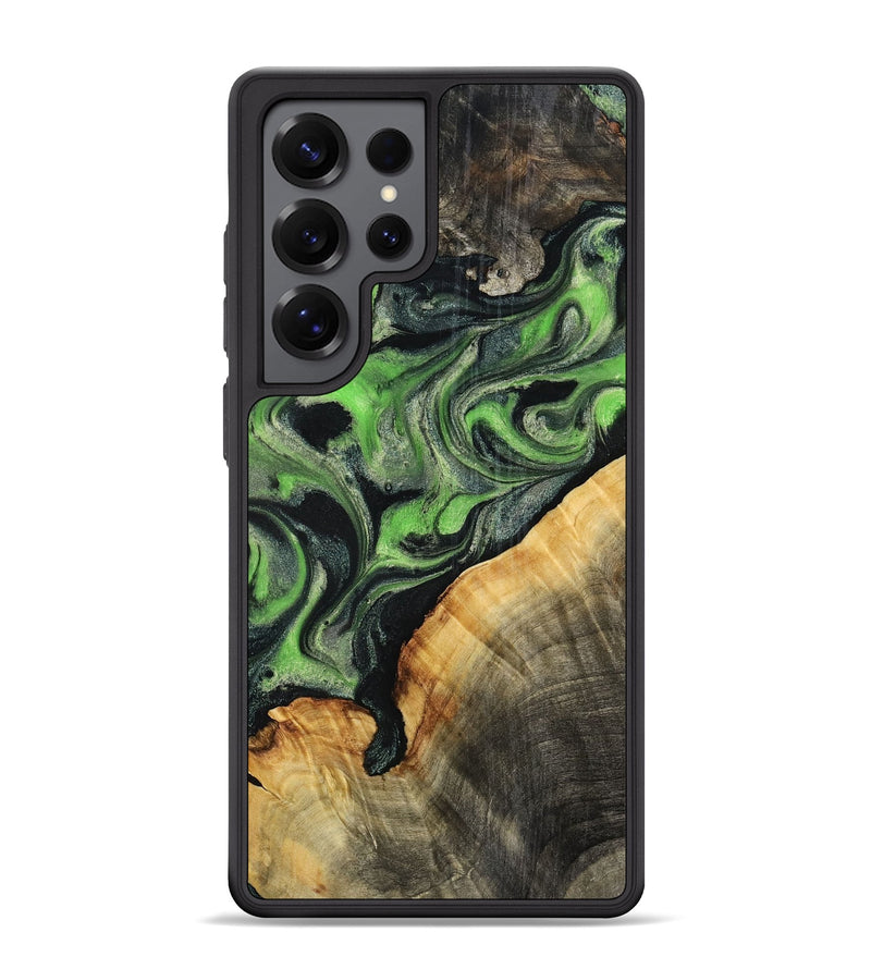 Galaxy S25 Ultra Wood Phone Case - Ettie (Green, 798942)