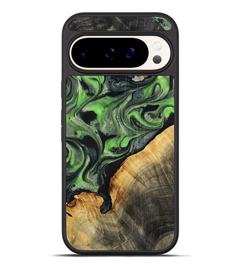 Pixel 9 Pro XL Wood Phone Case - Ettie (Green, 798942)
