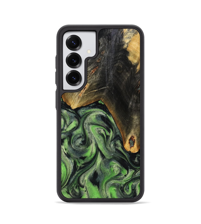 Galaxy S25 Wood Phone Case - Joyce (Green, 798943)
