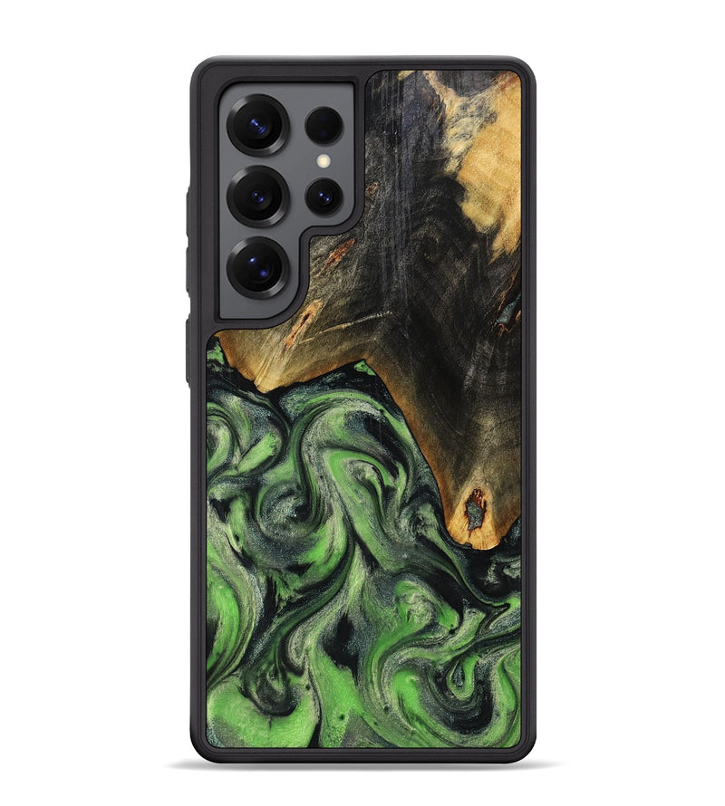 Galaxy S25 Ultra Wood Phone Case - Joyce (Green, 798943)