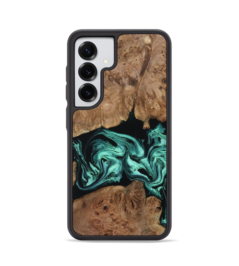 Galaxy S25 Wood Phone Case - Monika (Green, 798944)