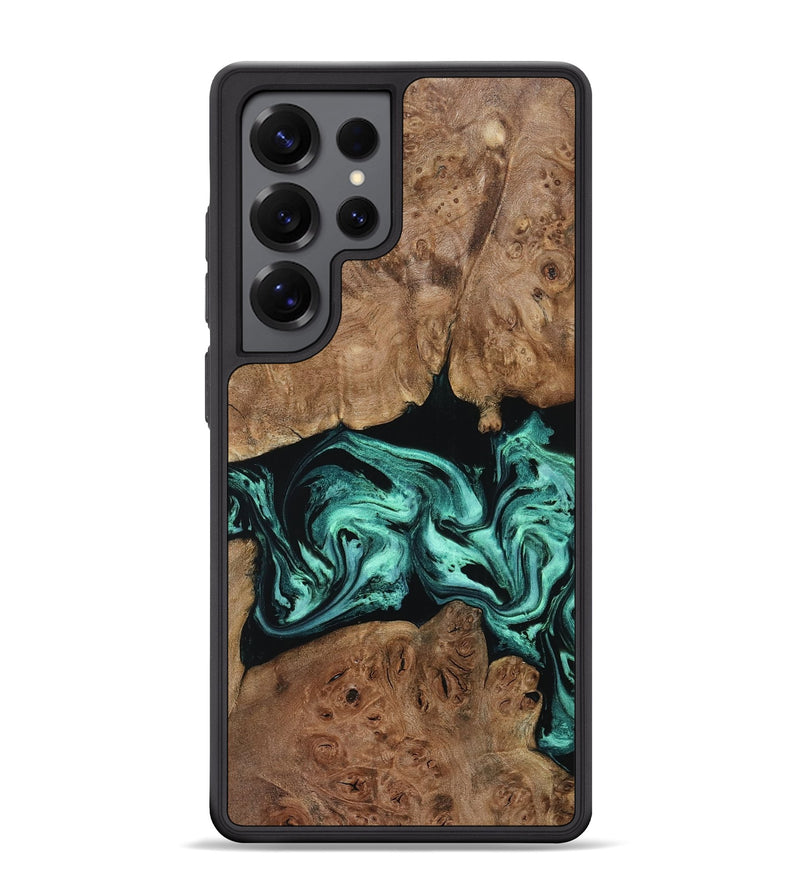 Galaxy S25 Ultra Wood Phone Case - Monika (Green, 798944)